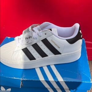 adidas Superstar White Black Sneakers